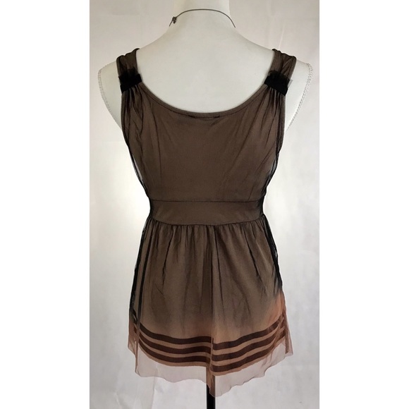 THE LIMITED Black Nude Babydoll Tank Top B… - Picture 5 of 6
